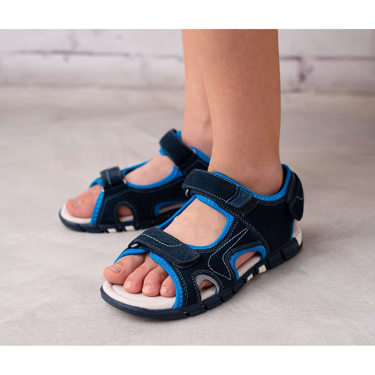 SVEN denim older boys arch support sandals - feelgoodshoes.ae