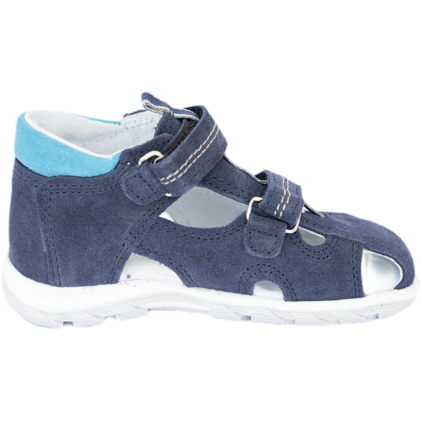 orthopedic toddler boy sandals: T102: color blue turquoise - feelgoodshoes.ae