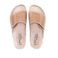 T56 Gold Brown Ladies Orthotic Sandals - Cork Design