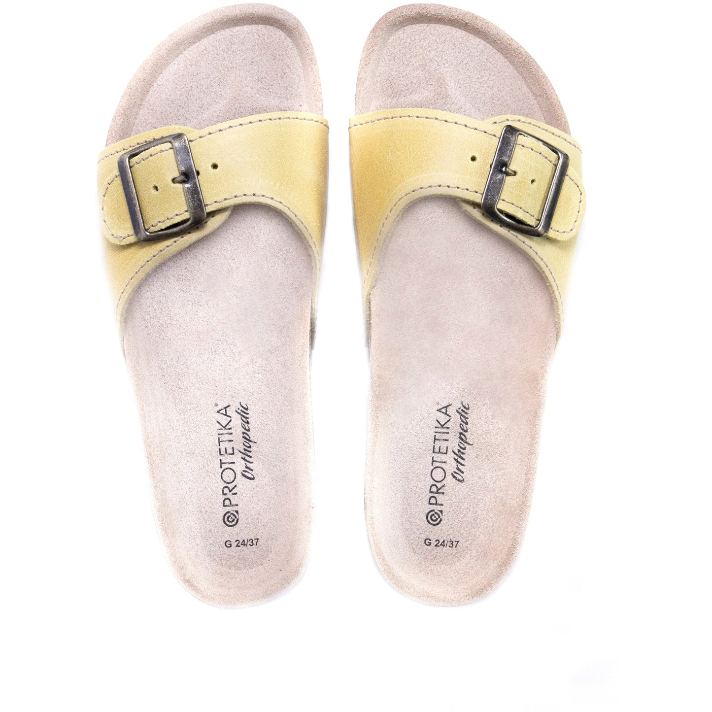 T80: color 70 - yellow ladies orthotic sandals