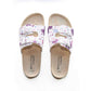 T92: colour 12 - white purple ladies orthotic sandals - feelgoodshoes.ae