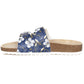 T92: colour 96 - white blue ladies orthotic sandals - feelgoodshoes.ae