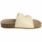 T92: colour croco cream ladies orthotic sandals - feelgoodshoes.ae