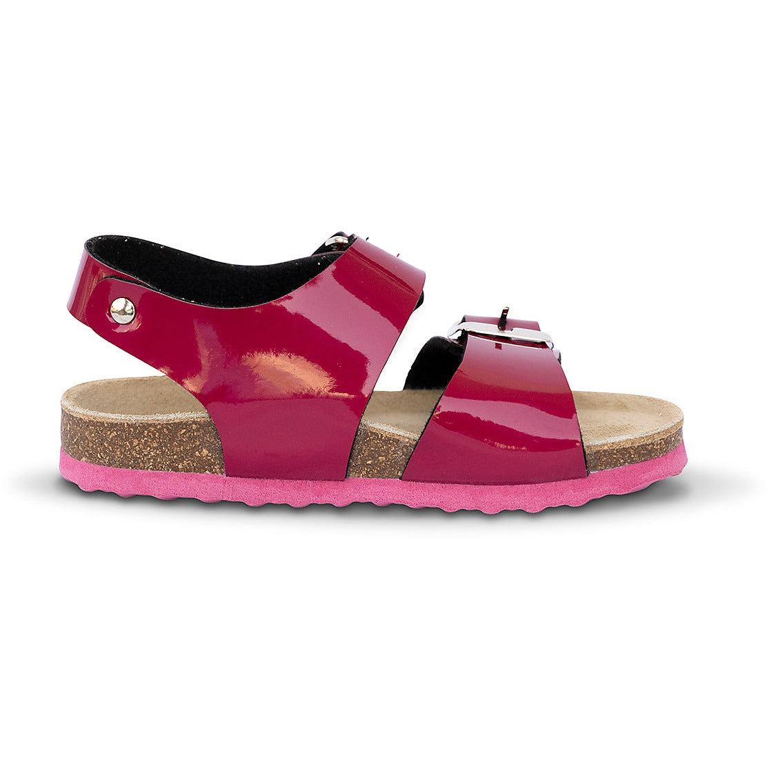 orthotic girls/ladies sandals: T97: color 20-raspberry - feelgoodshoes.ae