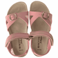 High arch support and deep heel cup cork sandals for girls