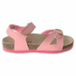 Pink orthotic cork sandals for older girls
