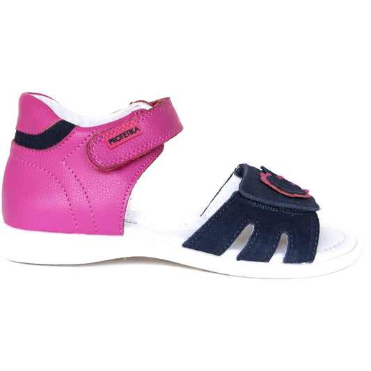 TIANA older girls arch support pink black sandals