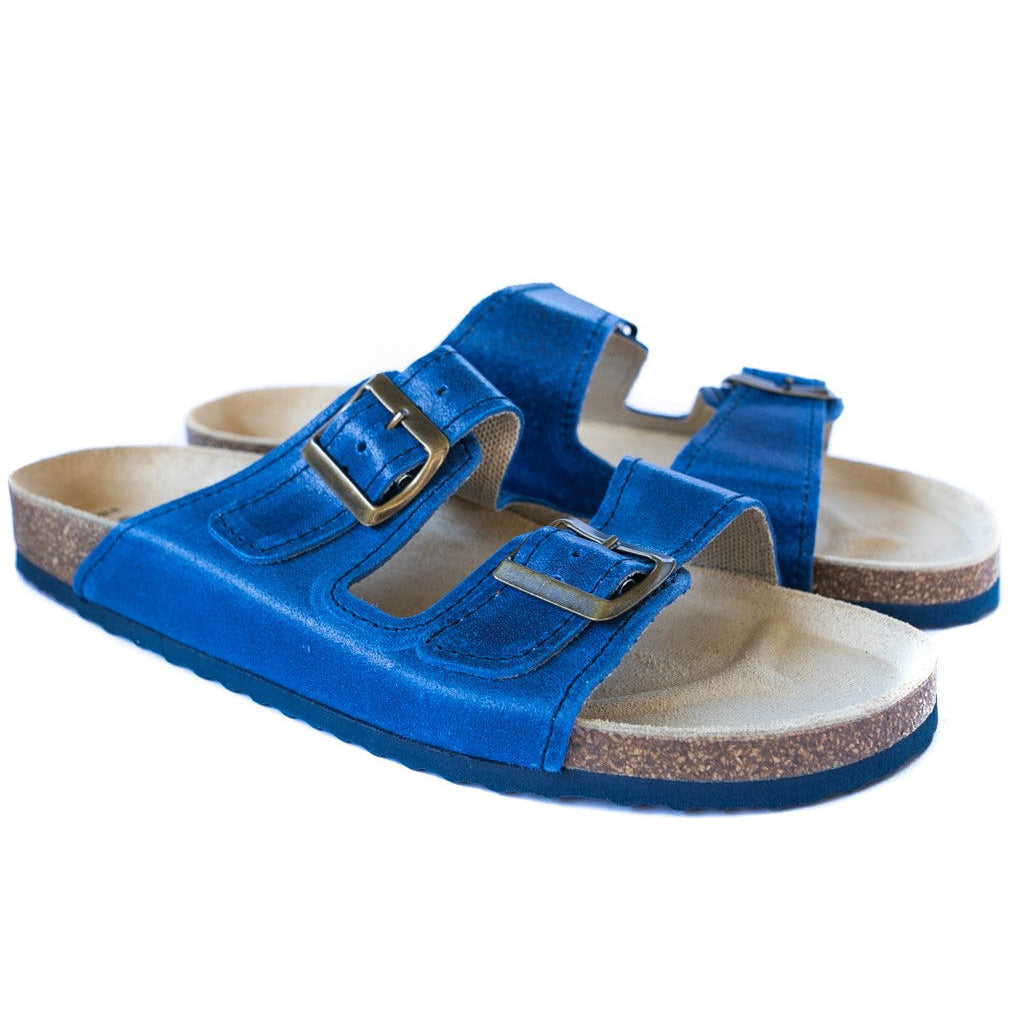 WALKER: colour navy blue - ladies, boys and men orthotic sandals - feelgoodshoes.ae