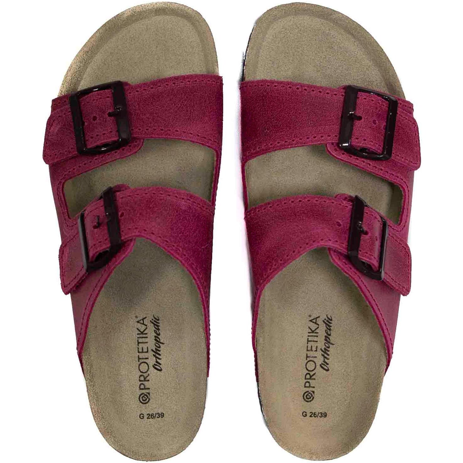 WALKER: colour pink - ladies orthotic sandals - feelgoodshoes.ae
