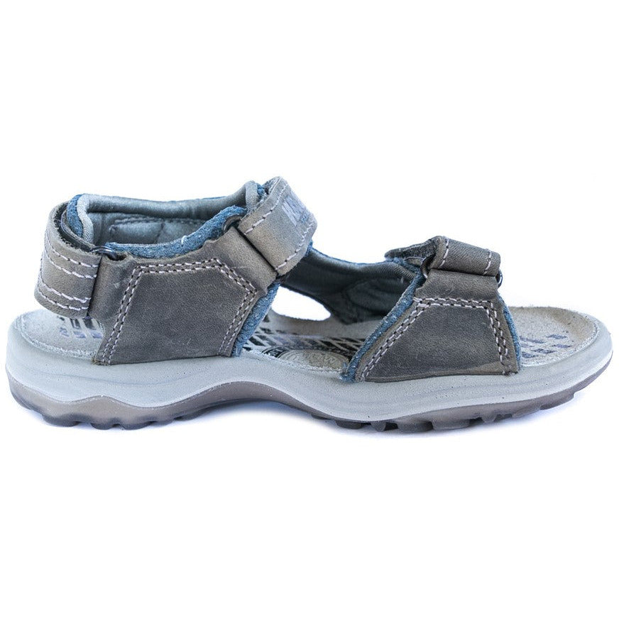 LAVAGNA antracite older boys arch support sandals - feelgoodshoes.ae